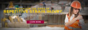 Watch for the signs of Repetitive Strain Injury