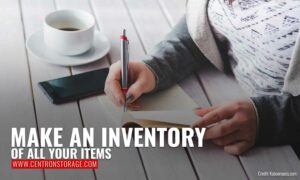 Make an inventory of all your items