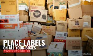 Place labels on all your boxes