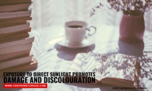 Exposure to direct sunlight promotes damage and discolouration