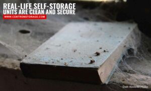 Real-life self-storage units are clean and secure