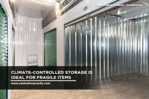 Climate-controlled storage is ideal for fragile items